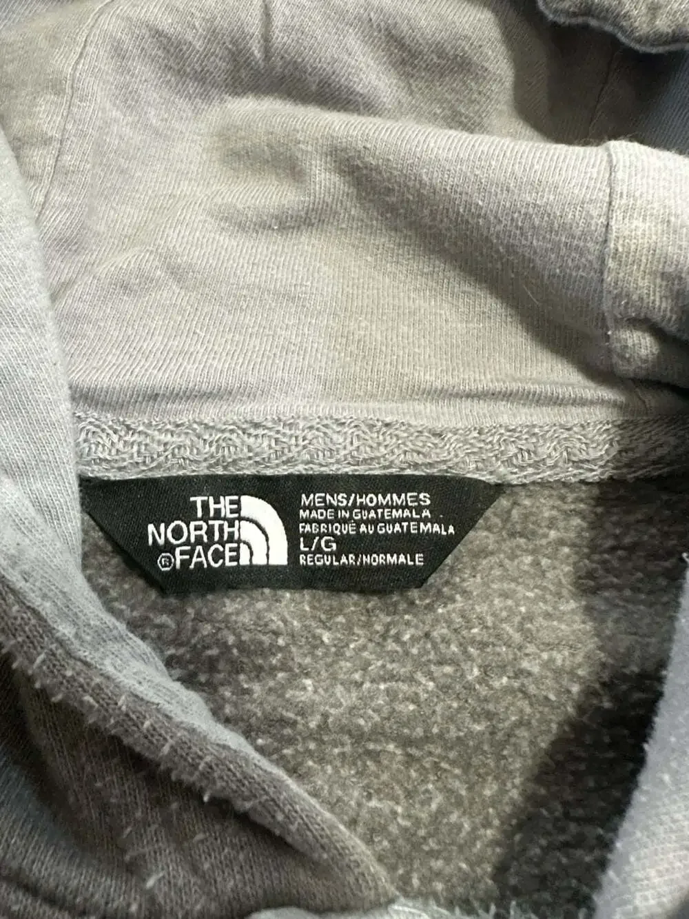 The North Face Bear On The Move Pullover Hoodie Gray Men's Size Large